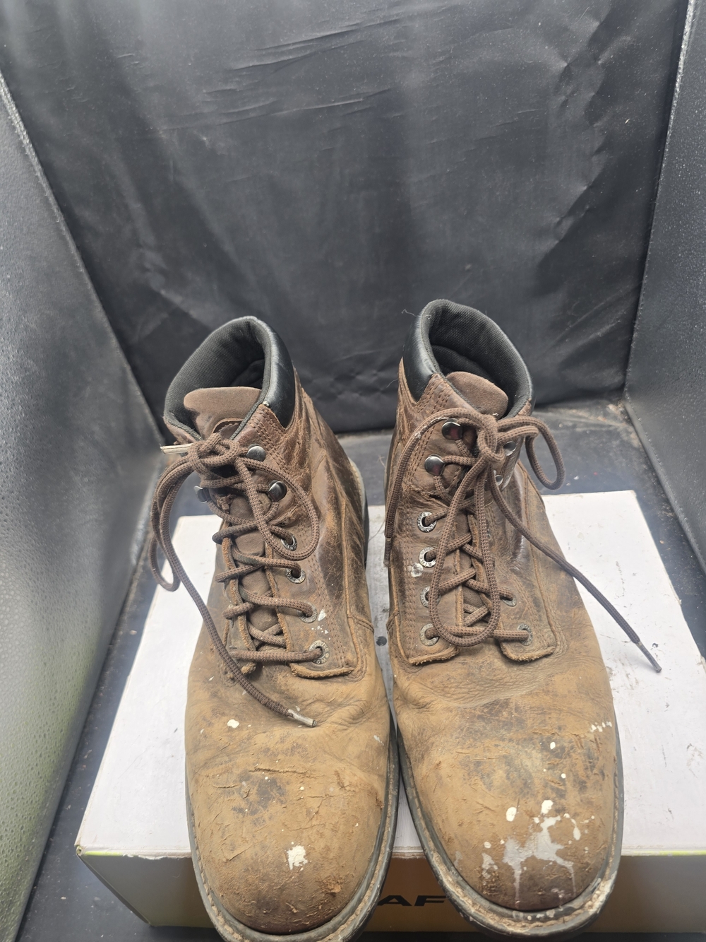 Wolverine Brown Men's Lace-Up Work Boots